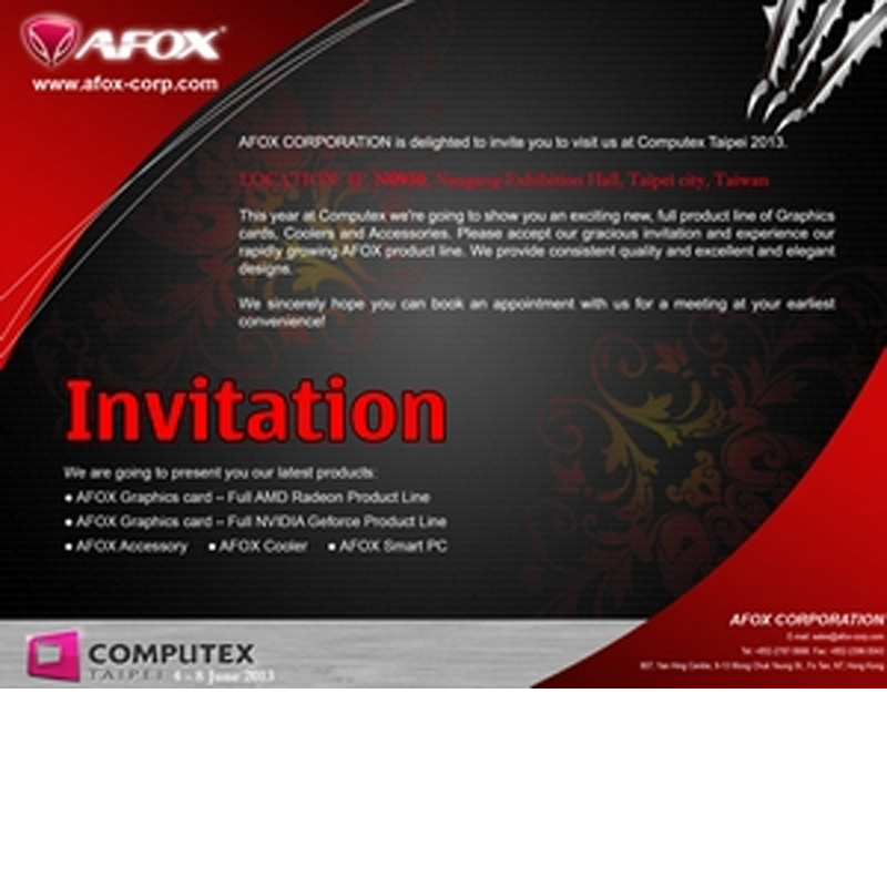  AFOX at COMPUTEX 2013, TAIPEI [2013/6/4]